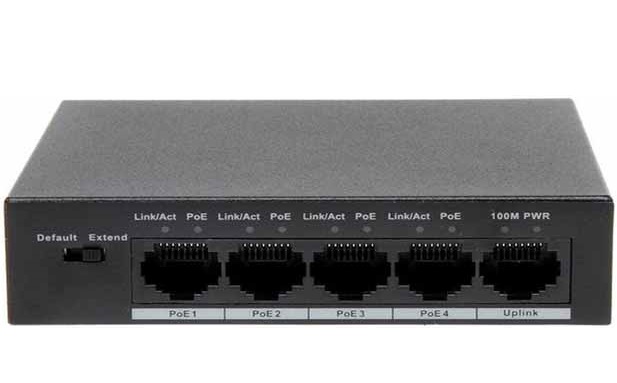 4-port 10/100Mbps PoE Switch KBVISION KX-ASW04P1