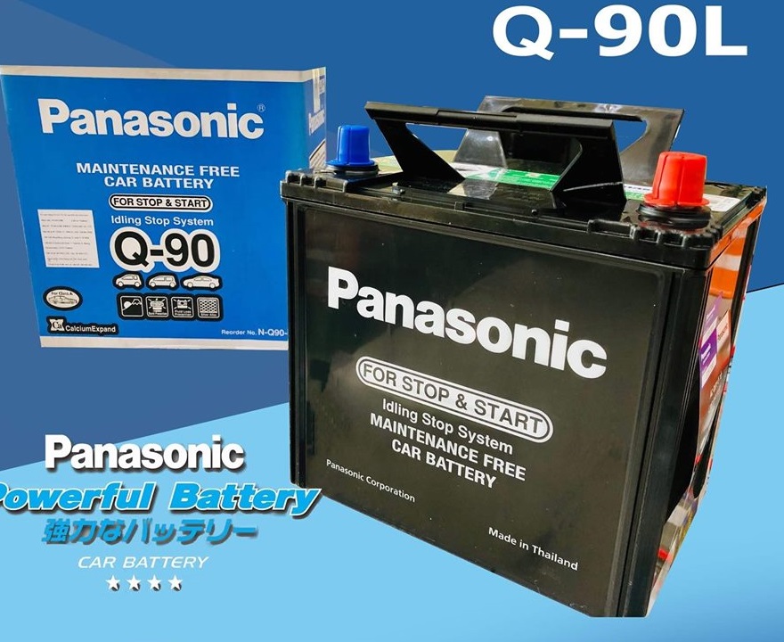 Ắc quy 12V-65AH PANASONIC N-Q90L (START/STOP)