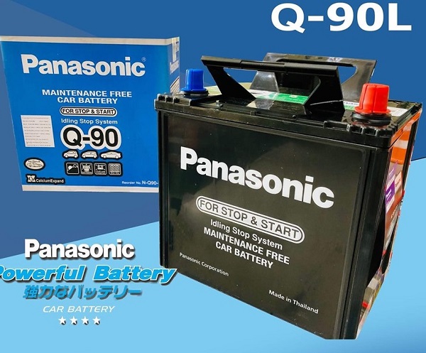 Ắc quy 12V-65AH PANASONIC N-Q90L (START/STOP)