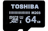 Phụ kiện Camera | Thẻ nhớ Toshiba 64GB MicroSD EXCERIA M203 UHS-1 Class 10 (R100)