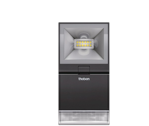 LED Spotlight with Motion Detector THEBEN theLeda S10 BK