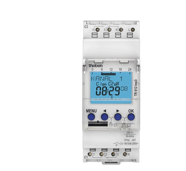 Digital Time Switches THEBEN TR 612 top3