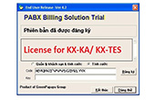 Phần mềm tính cước | Phần mềm tính cước tổng đài PANASONIC KX-TA/KX-TES/LG 1248
