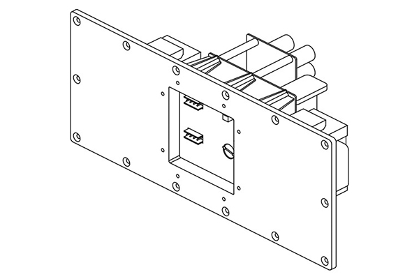 Transformer Input Panel for EVID-S10.1D 10 inch Subwoofer (White) 250W Electro-Voice IP-10D-TW