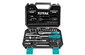 Công cụ đồ nghề TOTAL | Bộ 45 socket (1/4 inch) & cần 2 chiều TOTAL THT141451