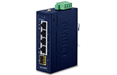 Thiết bị mạng PLANET | 4-Port 10/100/1000T + 1-Port 100/1000X SFP Switch PLANET IGS-510TF