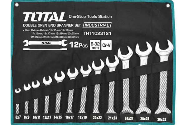 Bộ cờ lê hai miệng 12 chi tiết 6-23mm TOTAL THT1023121