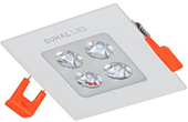 Đèn LED DUHAL | Đèn LED âm trần chiếu điểm 10W DUHAL DFC0103