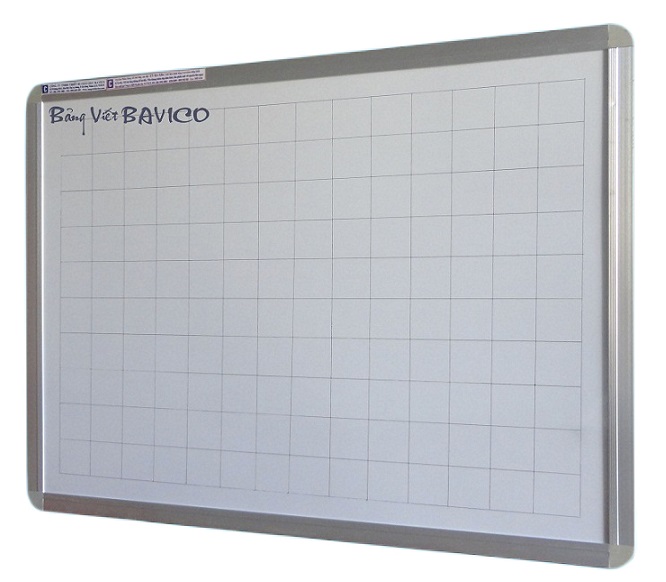 Bảng viết bút lông cao cấp BAVICO kích thước 120x120cm