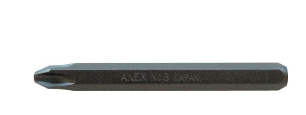 Mũi vít đóng +3x80mm ANEX AK-21P+3x80