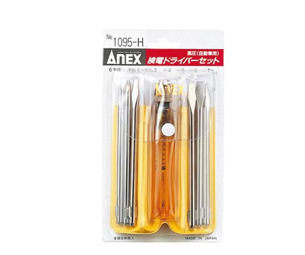 Bộ bút thử điện 6 mũi điện áp cao ANEX No.1095-H