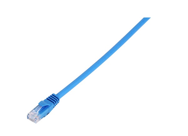 Patch cord VIVANCO CAT6A U/UTP VPCCUUARCMB3 (PVC, Blue, 3m)