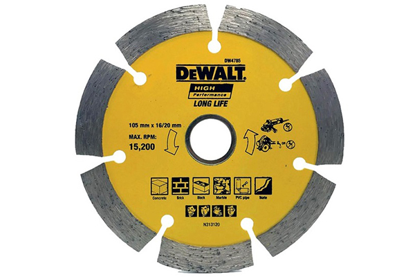 Đĩa cắt khô 105x20x10mm 12 inch DEWALT DW4785-B1
