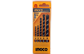 Mũi khoan INGCO | Bộ 5 mũi khoan bê tông đuôi trơn INGCO AKD3051