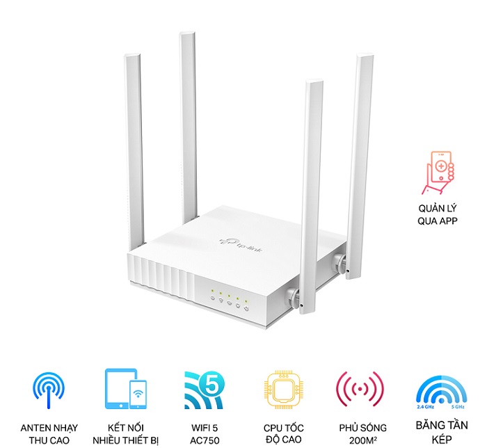 AC750 Dual-Band Wi-Fi Router TP-LINK Archer C24