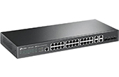 Thiết bị mạng TP-LINK | JetStream 24-Port 10/100Mbps + 4-Port Gigabit L2 Managed Switch TP-LINK T2500-28TC