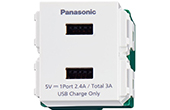 Thiết bị điện PANASONIC | Ổ cắm USB 3A PANASONIC WEF11821W