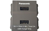 Thiết bị điện PANASONIC | Ổ cắm USB 3A PANASONIC WEF11821H