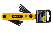 Máy công cụ STANLEY | Bộ lục giác gập inch 9 chi tiết STANLEY 69-259