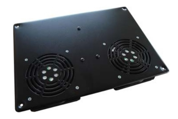 2 Units Cooling Fan Rack Mount 1U VIVANCO VC700402122