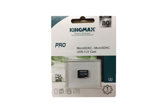 Thẻ nhớ KINGMAX KM32GMCSDUIISP SP 32GB (Micro SD Pro Class 10)