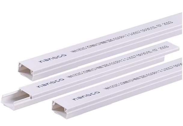 Nẹp luồn dây điện dạng vuông 25x14mm NANOCO NNV1725