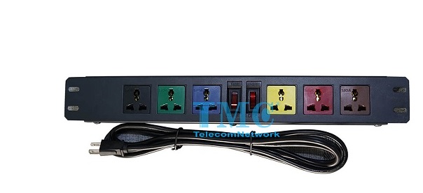 Ổ điện rack PDU 6 cổng chuẩn 19 inch TMC TMC-PDU62