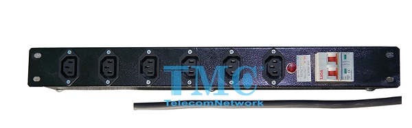 Ổ cắm điện Rack PDU 6 cổng có CB 20A TMC TMC-PDU6CBC13