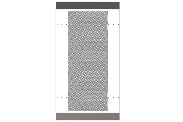 Swing Barrier Base Module multi lane HIKVISION DS-K3B601-BASE900-M(O-STD)Make