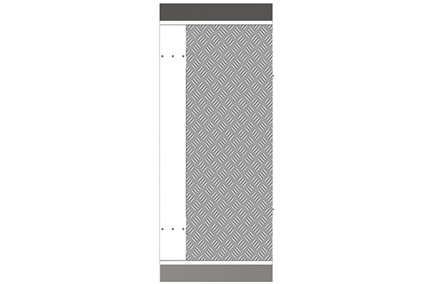 Swing Barrier Base Module single lane HIKVISION DS-K3B601-BASE1100-S(O-STD)Make