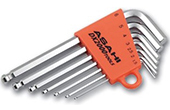 Công cụ đồ nghề Asahi | Bộ lục giác bi loại ngắn 1.5-6mm Asahi AZS0710