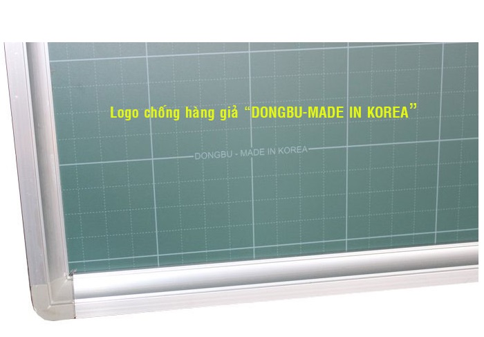 Bảng từ viết phấn Hàn Quốc 4 ô ly tập in chìm BAVICO kích thước 120x120cm