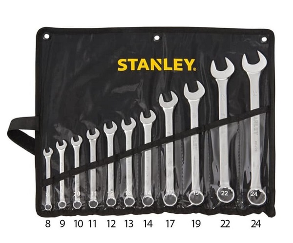 Bộ cờ lê vòng miệng hệ mét 11 chi tiết STANLEY STMT80942-8