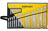 Máy công cụ STANLEY | Bộ cờ lê vòng miệng hệ mét 23 chi tiết STANLEY STMT33650-8