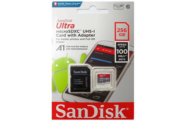 Thẻ nhớ MicroSD SANDISK 256GB