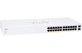Thiết bị mạng Cisco | 24-Port Gigabit Ethernet + 2-port SFP PoE Unmanaged Switch CISCO CBS110-24PP-EU