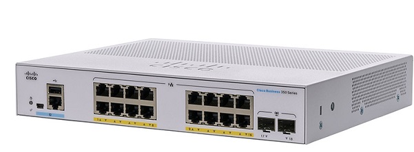 Switch Cisco CBS350-16P-E-2G-EU