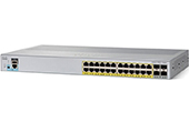 Thiết bị mạng Cisco | 24-Port Gigabit Ethernet PoE + 4 x 10G SFP+ Switch CISCO WS-C2960L-24PQ-LL