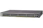 Thiết bị mạng NETGEAR | 52-Port Gigabit Ethernet Stackable Smart Switch with 48 PoE+ Ports 2 SFP NETGEAR GS752TXP