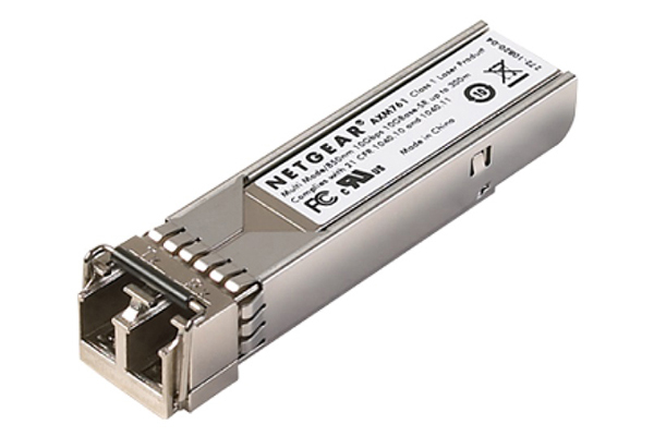 SFP+ Transceiver, 10GBase-SR for multimode 50/125µm OM3 or OM4 fiber NETGEAR AXM761
