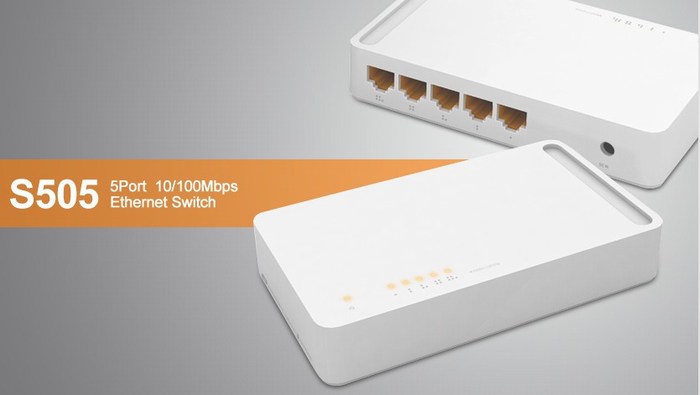 5 ports 10/100Mbps Switch TOTOLINK S505