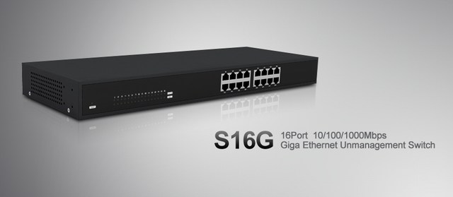 16 ports 10/100/1000Mbps Switch TOTOLINK S16G