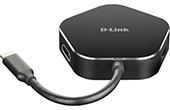 Thiết bị mạng D-Link | 4‑in-1 USB-C Hub with HDMI and Power Delivery D-Link DUB-M420