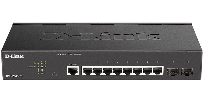 10-port Gigabit Layer 2 Managed Switch D-Link DGS-2000-10