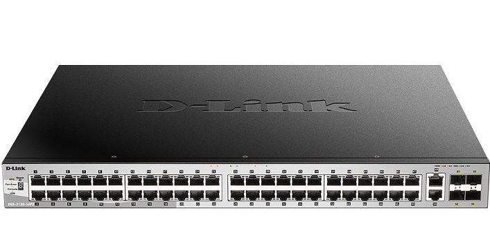 54-Port Lite Layer 3 Stackable Managed Gigabit PoE Switch D-Link DGS-3130-54PS