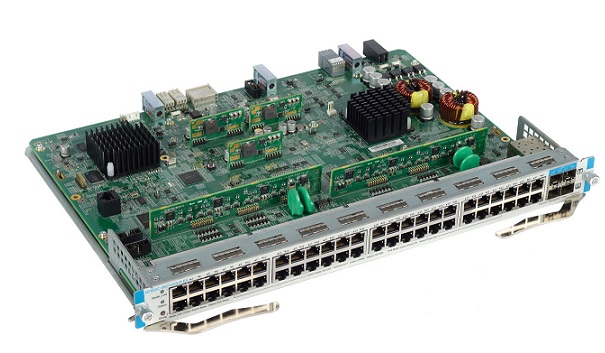 48-Port GE PoE/PoE+ + 4-Port 4 10GE Line Card RUIJIE M7800C-48GT4XS-P-EA