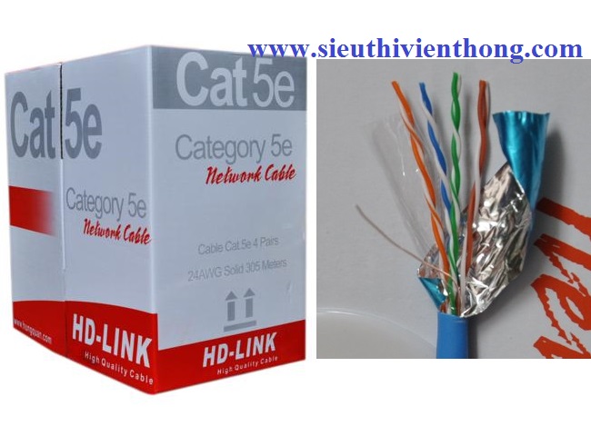 Cáp mạng HD-Link CAT5E FTP CCA