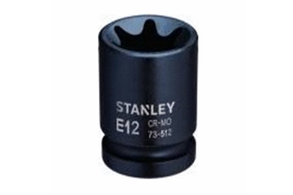 Đầu tuýp 1/2 inch Impact Torx Socket E12 STANLEY STMT73512-8B