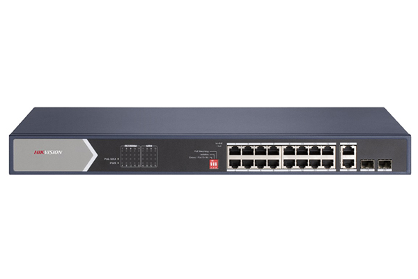 20-Port Gigabit Unmanaged Hi-PoE Switch HIKVISION DS-3E0520HP-E