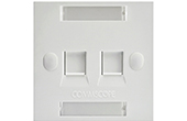 Cáp mạng COMMSCOPE | Mặt nạ 2 port Faceplate Kit COMMSCOPE (760245389)